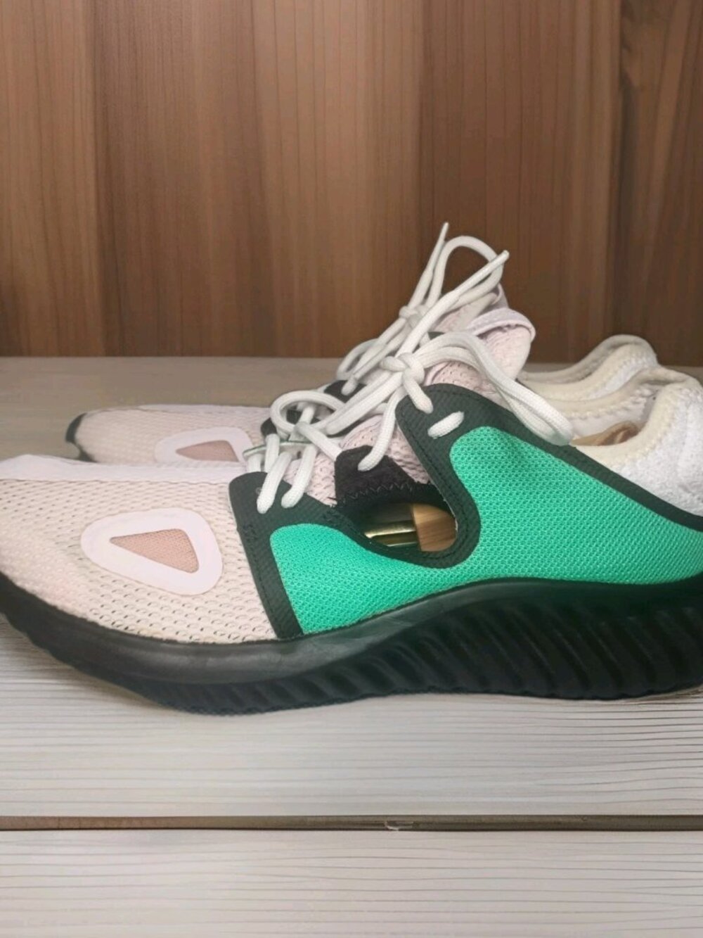 Adidas Womens Run Lux Clima CG5110 Pink Running Shoes Sneakers Size 9